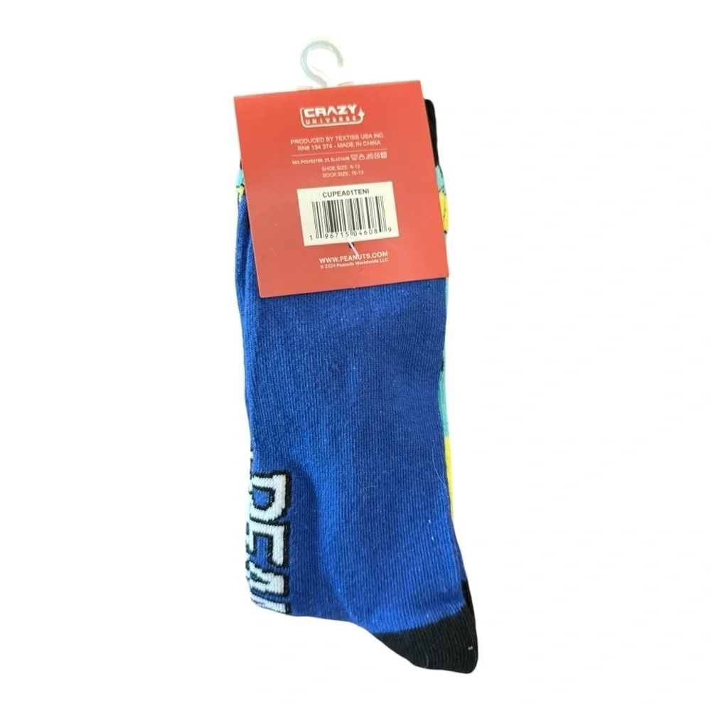 Peanuts Snoopy Crew Socks – Adult Size 6–13